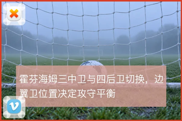 霍芬海姆三中卫与四后卫切换，边翼卫位置决定攻守平衡