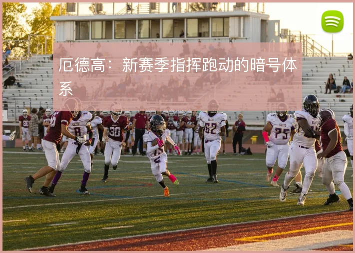厄德高:新赛季指挥跑动的暗号体系